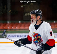 Snoopy Over 70 Hockey and the New York Times